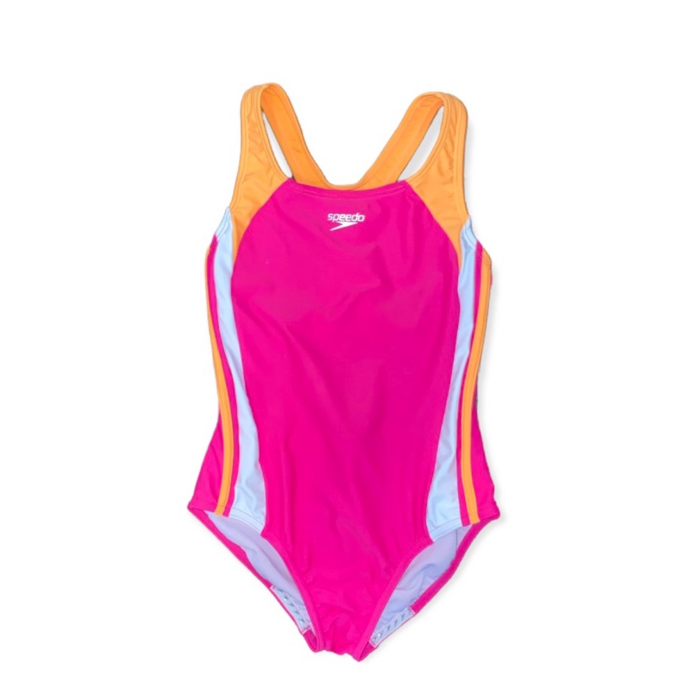 Girls Hot Pink Swim Speedo